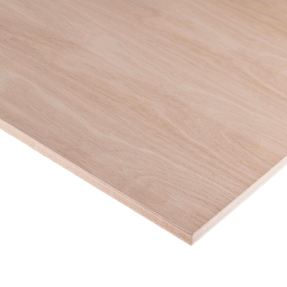 13mm Crown Cut Oak A/B MDF 2440mm x 1220mm