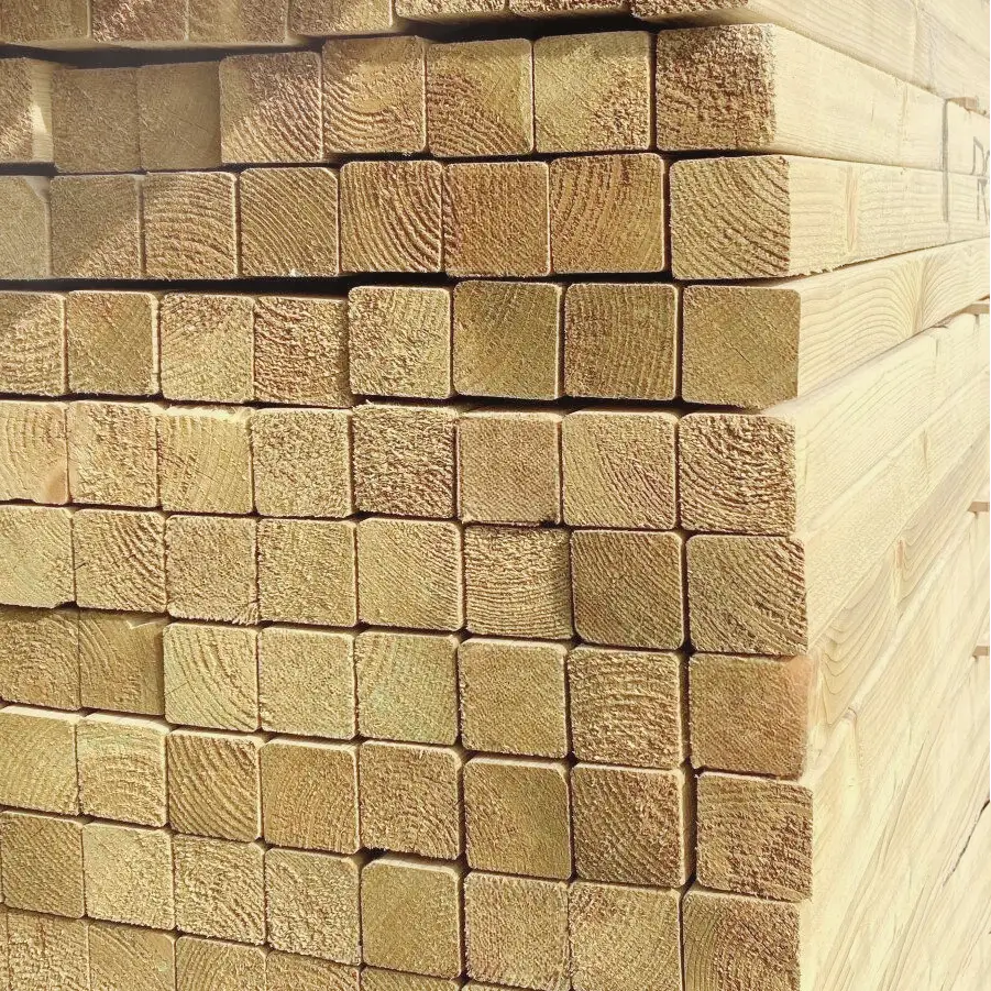2x2 treated timber battens are versatile, rot-resistant solution perfect for creating durable frameworks for garden fencing and wall cladding