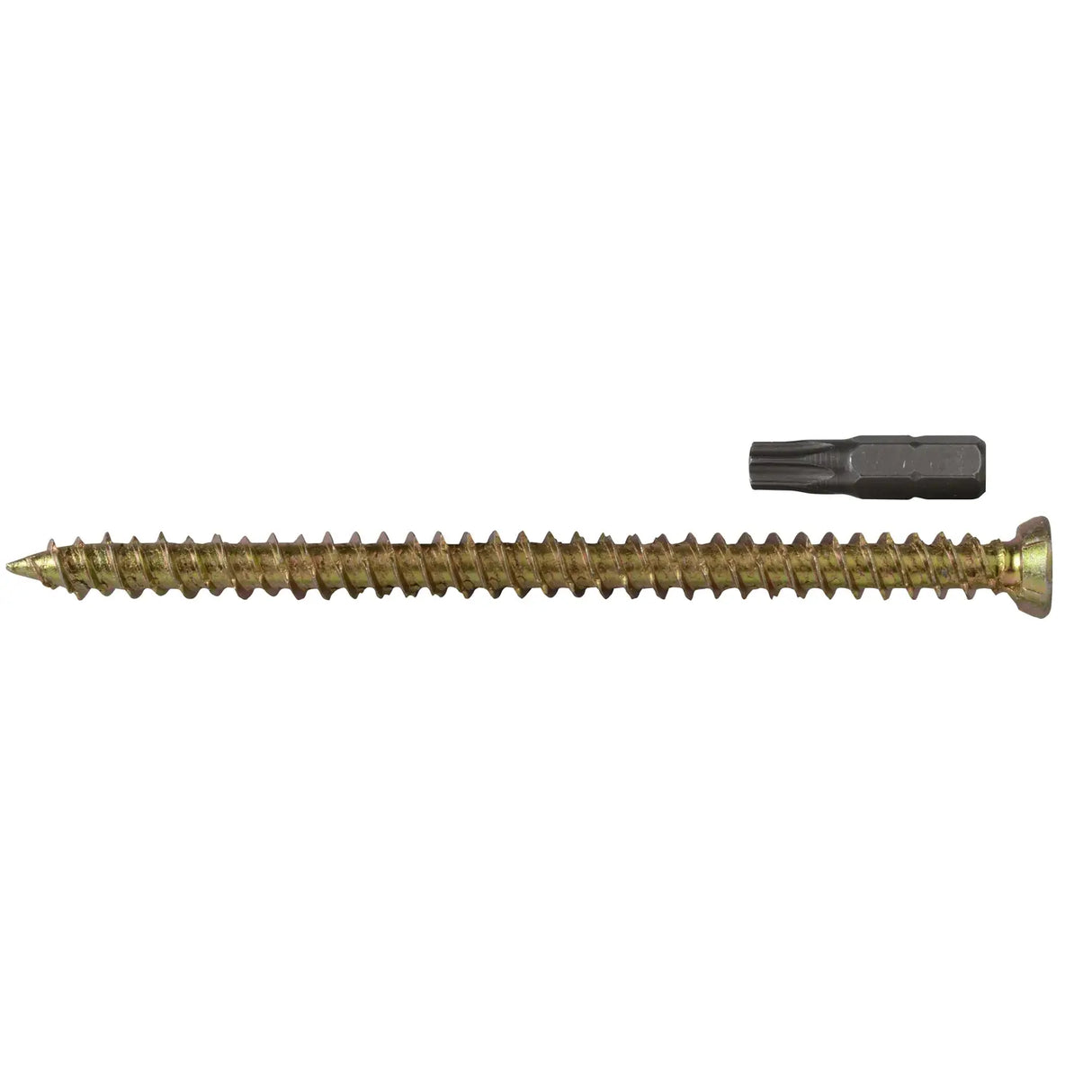 ForgeFix concrete frame self-tapping screws for masonry fixing with hex head