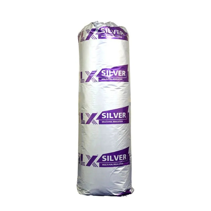 TLX Silver Thinsulex Multifoil Roofing Insulation Vapour Barrier 1.2m x 10m