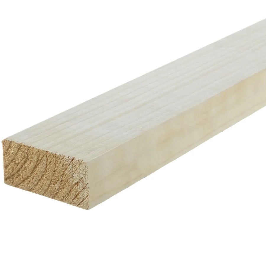 4x2 Treated Timber C24 Regularised Sawn 47x100mm - 4.8m