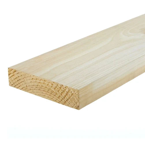 8x2 Treated Timber C24 Regularised Sawn 47x200mm - 3.6m