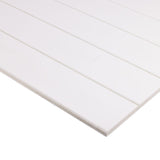 9mm White grooved MDF panelling