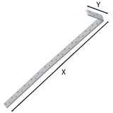 Heavy Duty Horizontal Restraint Straps Bent Variation 900mm x 100mm