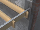Heavy Duty Horizontal Restraint Straps Bent Variation 900mm x 100mm