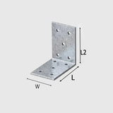 Timber to Timber Angle Plate 60mm x 60mm x 40mm