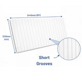 9mm Traditional bead and butt MDF wall panelling kit