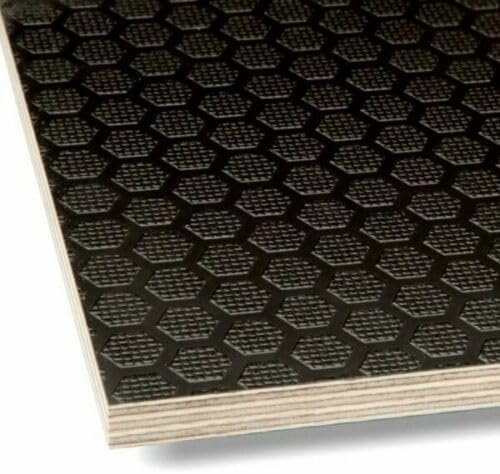 18mm STREply Black Hexagon Smooth Reverse Plywood 2440mm x 1220mm