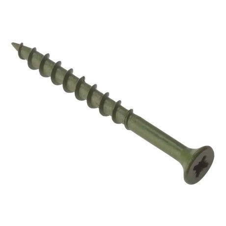 Advanced timber screws with corrosion-resistant green Ruspert coating