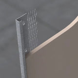 3mm Galvanised Plaster Stop 2.4m