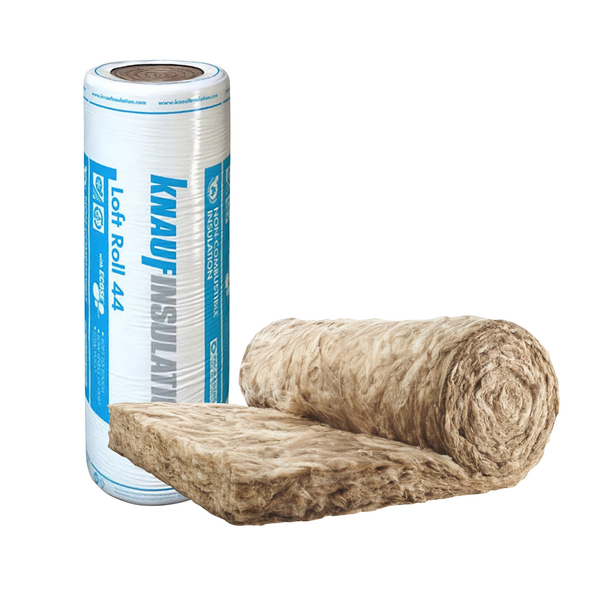 100mm Knauf Loft Roll 44 Combi-Cut Insulation - 13.89m² (1 Roll/Pack)