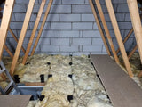 Loft Leg raised floor support for loft insulation