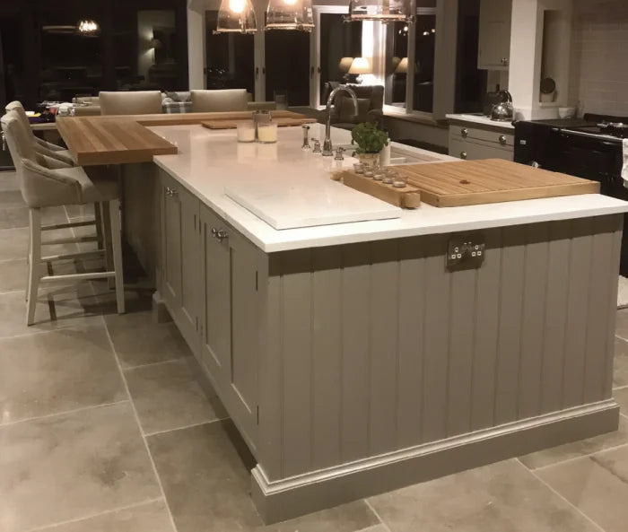 9mm Primed MDF Vertical Grooves Bead & Butt 2440mm x 1220mm (8x4)