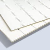 9mm Primed MDF Vertical Grooves Bead & Butt 2440mm x 1220mm (8x4)