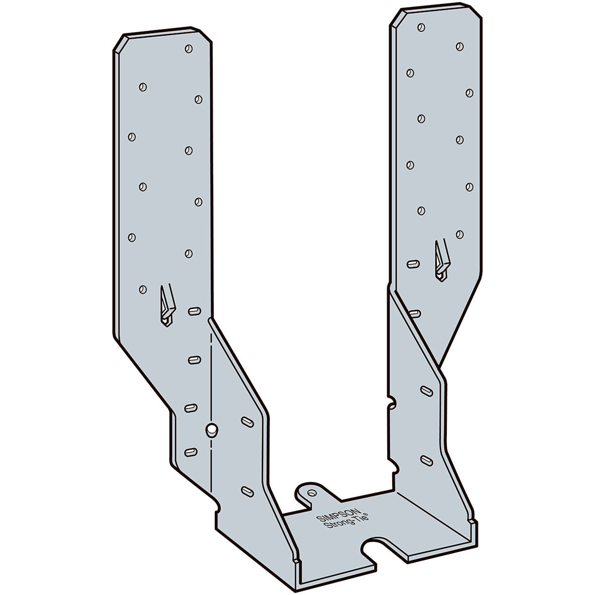 Timber to timber joist hanger drawing