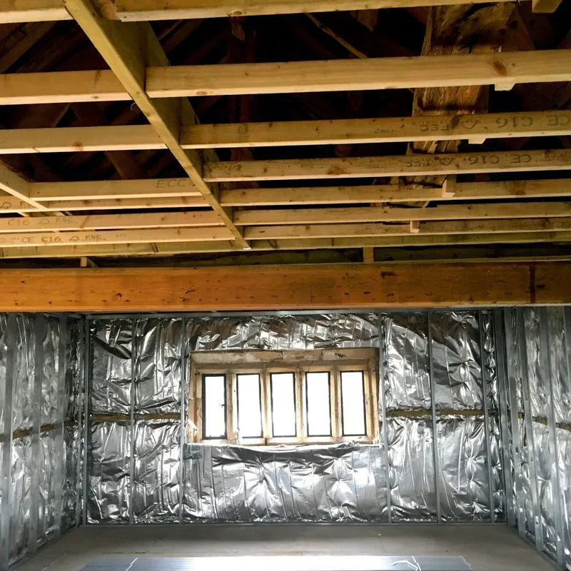 TLX Silver Thinsulex Multifoil Roofing Insulation Vapour Barrier 1.2m x 10m